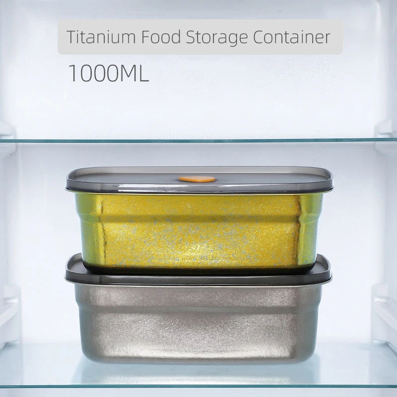 Bento Box - Titanium Food Storage Container Sealed Bento
