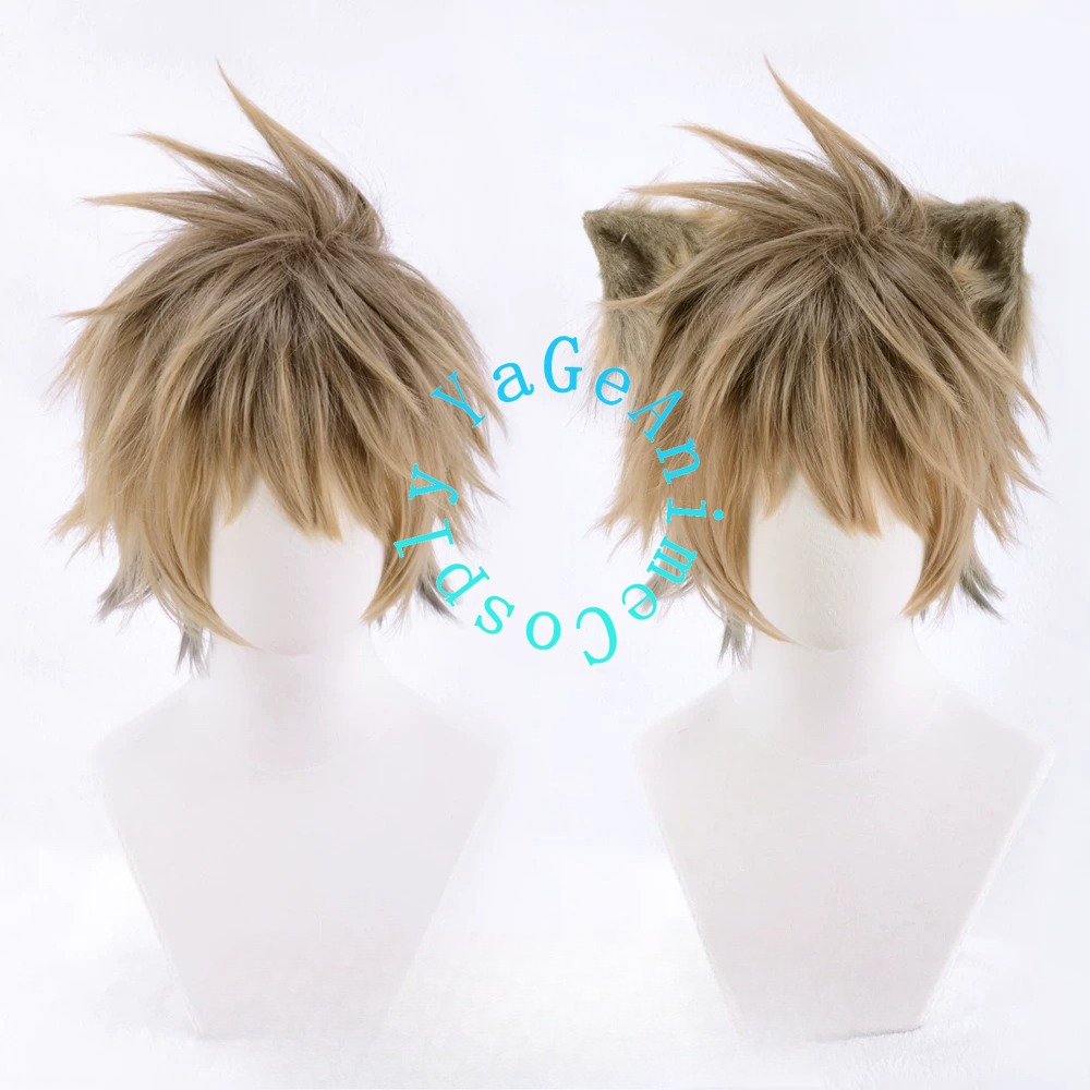 Japanese Fan - Game Ruggie Bucchi Wig Gradient Short