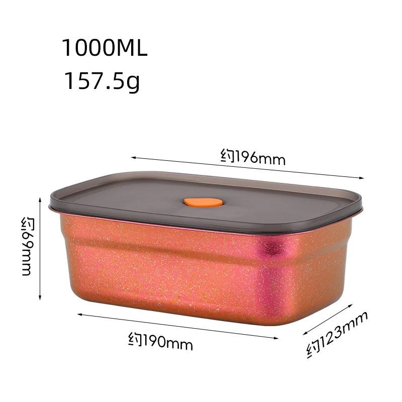 Titanium Food Storage Containe - đánh giá và giá Bento Box