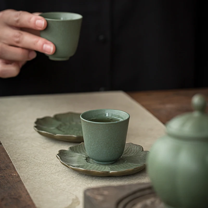 1 Pc Japanese Green Ceramic Te - đánh giá và giá Japanese Pottery