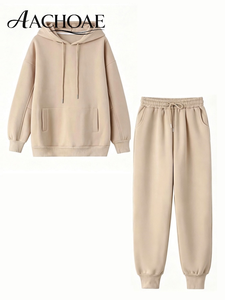AACHOAE Women's Tracksuit Hood - đánh giá và giá Matcha