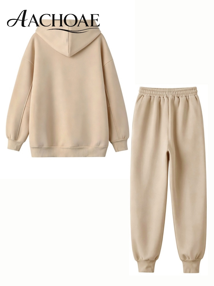 AACHOAE Women's Tracksuit Hood - đánh giá và giá Matcha