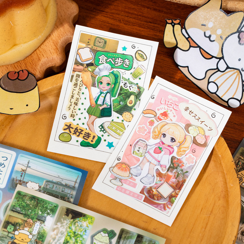 20Pcs Coated Paper Kawaii Food - đánh giá và giá Japanese Snacks