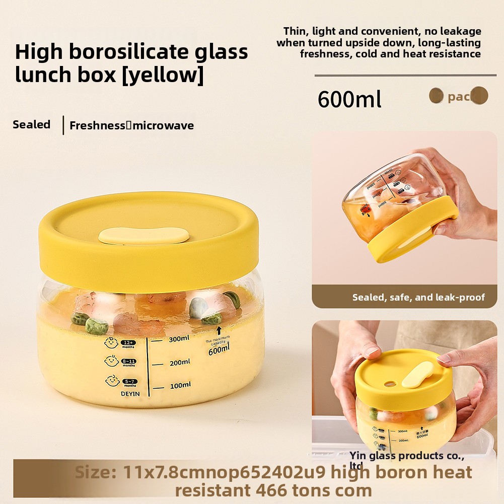 Glass Food Storage Container A - đánh giá và giá Bento Box