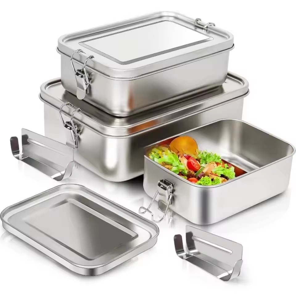 Durable Stainless Steel Bento  - đánh giá và giá Bento Box