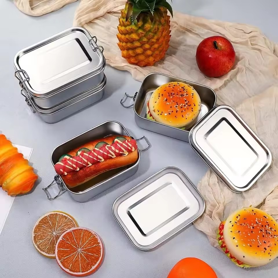 Durable Stainless Steel Bento  - đánh giá và giá Bento Box